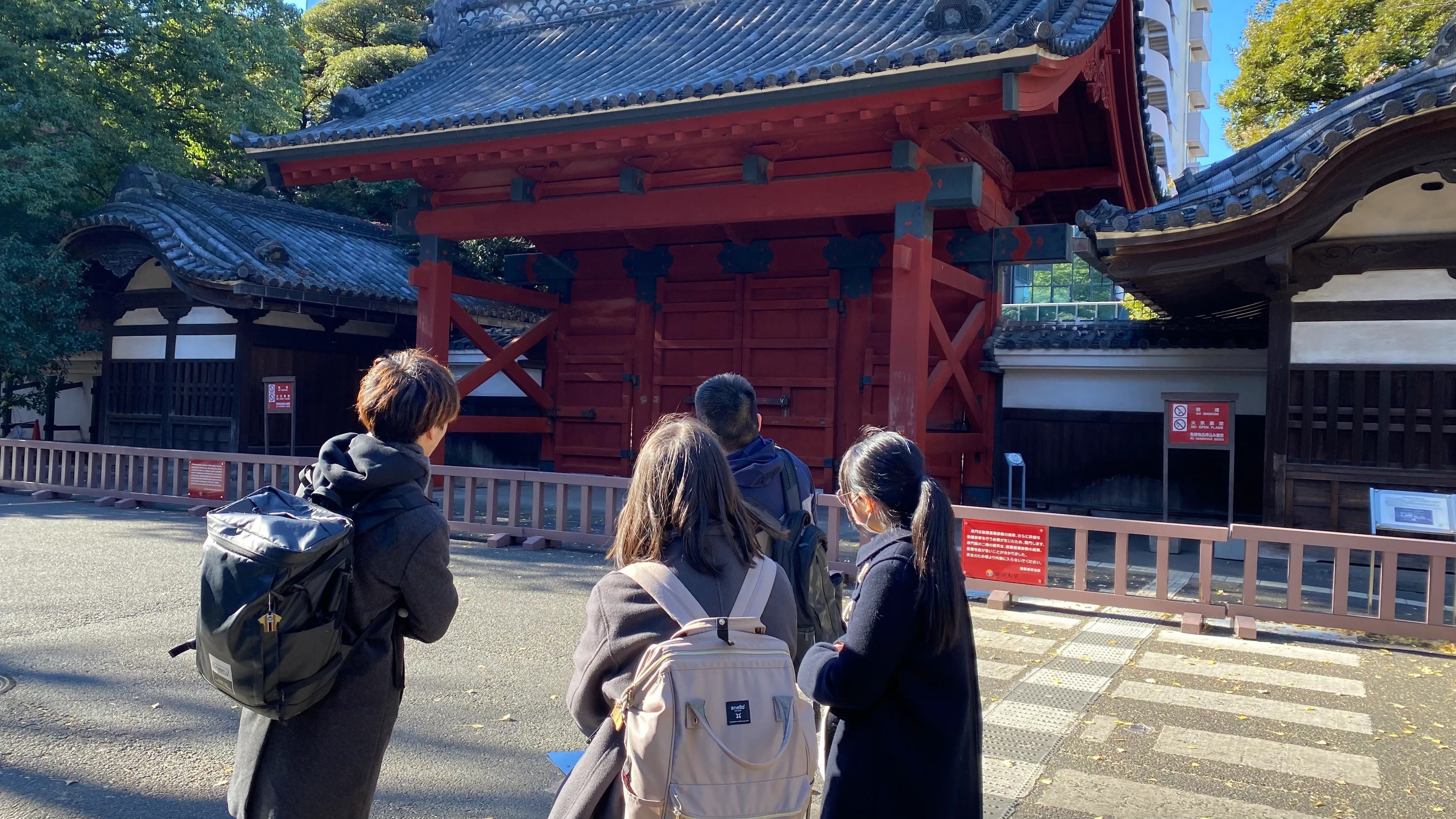 キャンパスツアーの様子